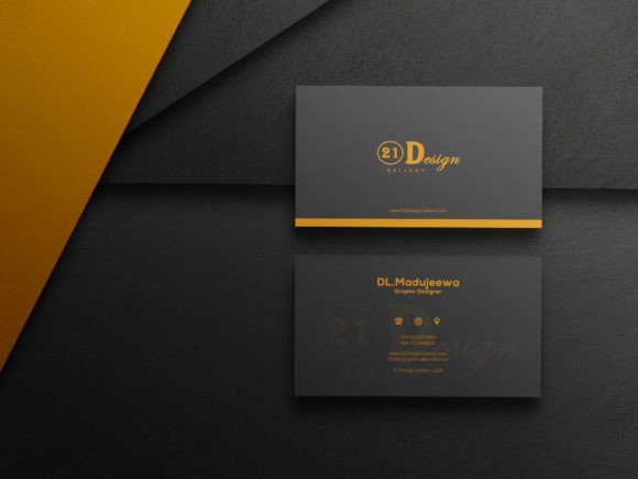 Black Custom Business Card Template – Professional & Affordable Design