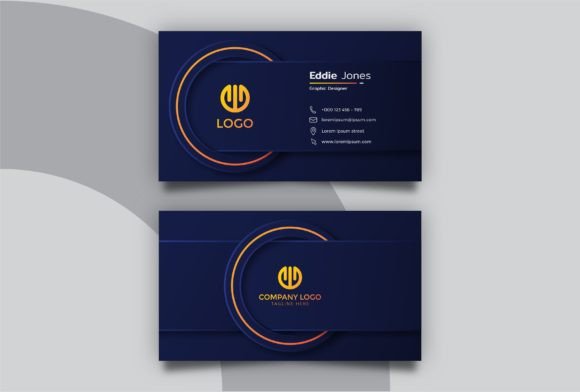 Dark Blue Luxury Business Card: A Strategic Tool for Professional Impact