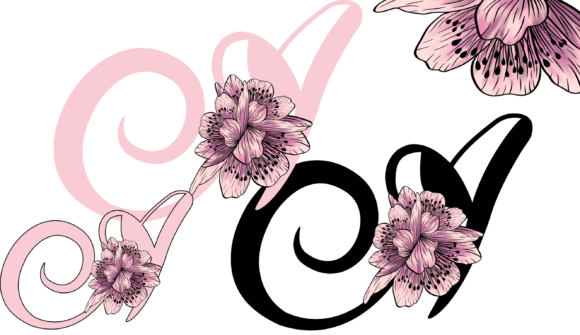 Floral Letter A Png: A Creative Resource for Designers and Makers