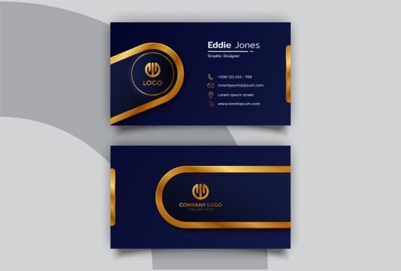 Luxury Gold Business Card Design