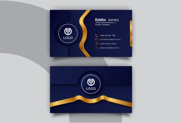 Luxury Golden Business Card Design
