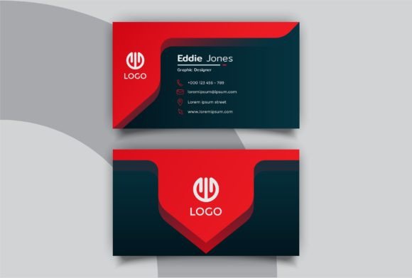 Professional Red Black Business Card and 100 Editable Templates for Your Branding Needs