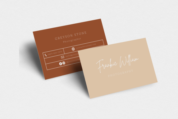 Terracotta Small Business Card Template: A Simple, Customizable Solution for Modern Businesses