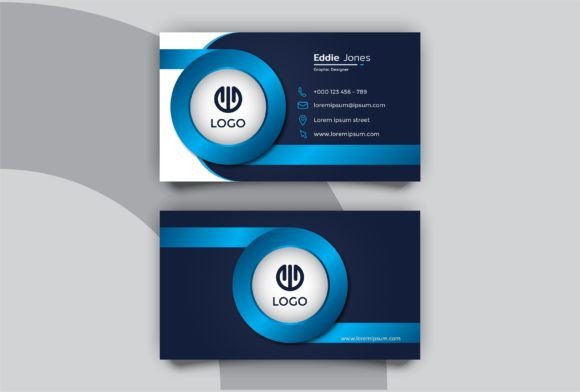The Modern Blue Business Card: A Timeless Design for the Digital Age