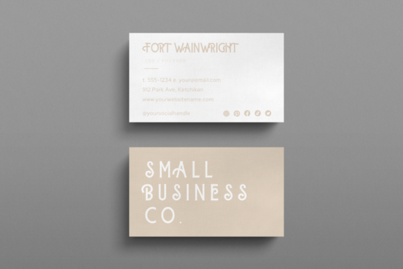 Vintage Retro DIY Business Card Template: A Timeless Design for Modern Professionals