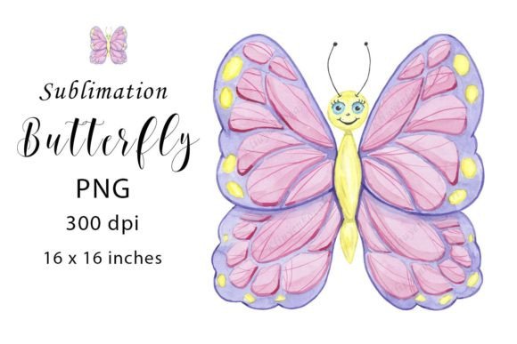 Watercolor Butterfly Sublimation PNG: A Creative Resource for Designers and Enthusiasts